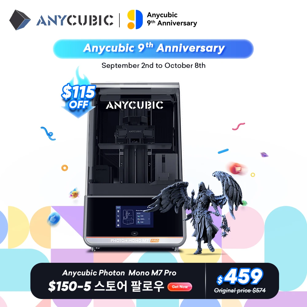 ANYCUBIC Photon Mono M7 Pro 14K 모노 MSLA 3D 프린터