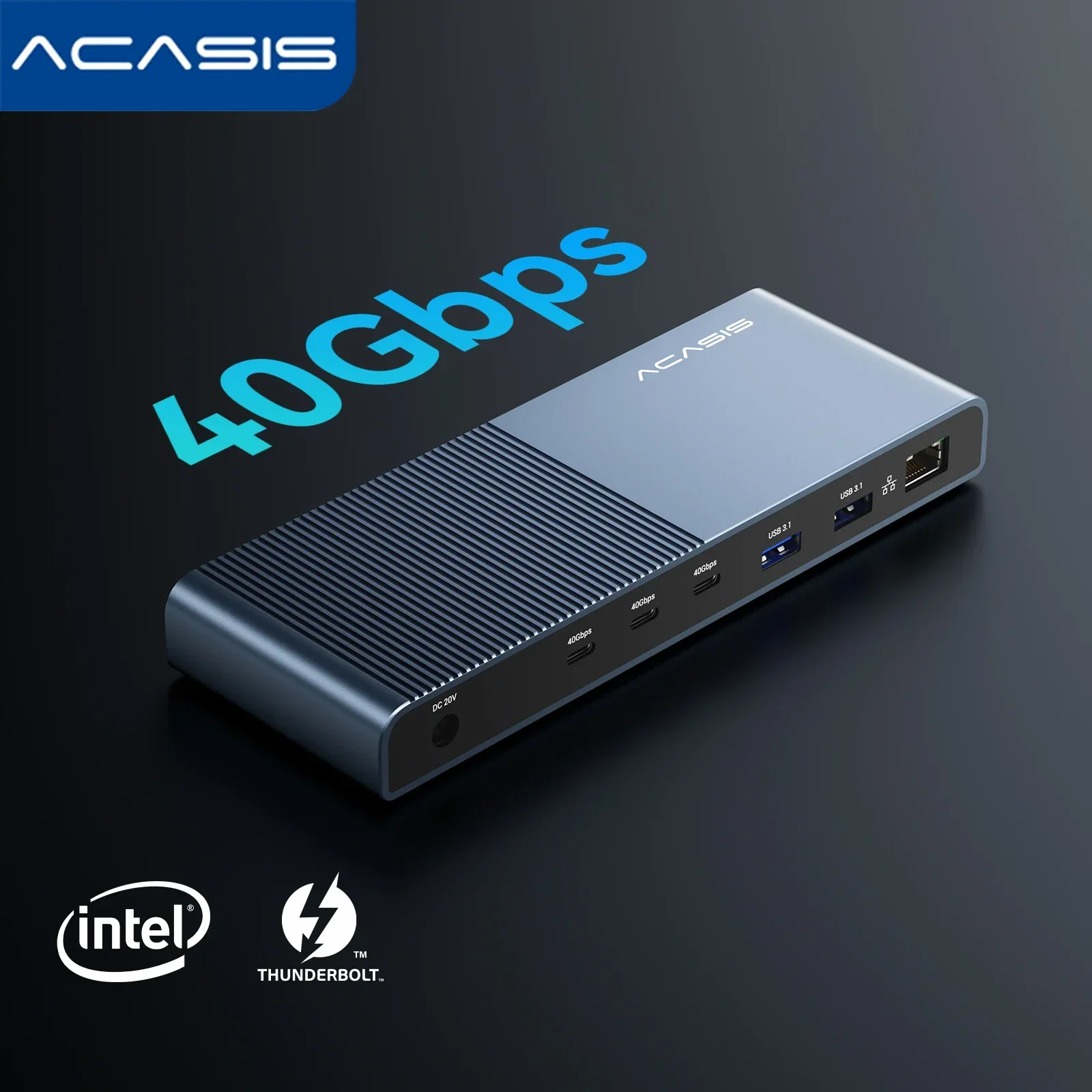 Acasis 맥북 프로용 USB C 허브 도킹 스테이션